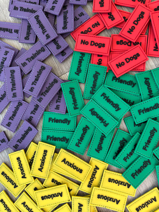 Interchangeable Info Patches (Pack of 2)